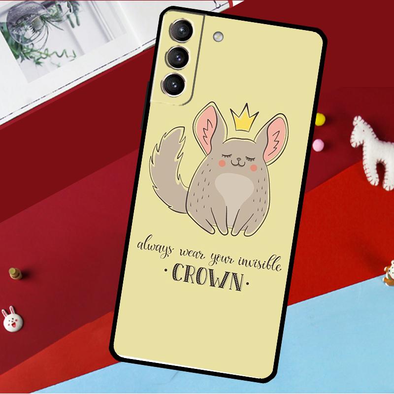Cute Cartoon Chinchilla Funda For Samsung Galaxy S26 S25 S24 S21 S22 S20 Ultra S9 S10 Plus S23 FE S25 FE Phone Case