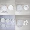 3PCS Baking Molds Nautically Decors Lighthouse Anchors Ship Wheel Crafting Supplies Silicone Texture for Various Occasion