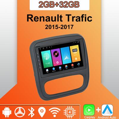 Renault Trafic 2015-2017 İçin Android Carplay Araç Radyosu Multimedya Oynatıcı Ana Ünite Stereo GPS Navigasyon BT WIFI 2+32GB