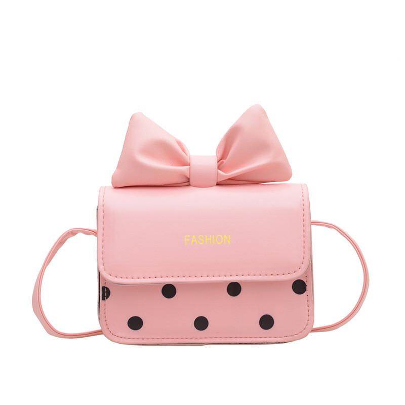 Classic Butterfly Bow Girl Mini Shoulder Bag With Pu Material For Daily Use