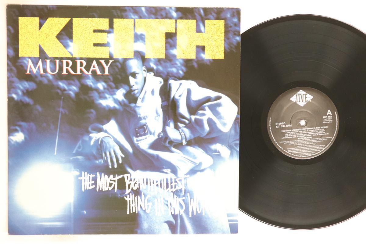 

LP Record KEITH MURRAY - Most Beautifullest Thing In This Wo HIP159 Jive 1994 UK Rap & Hip-Hop/R&B Used