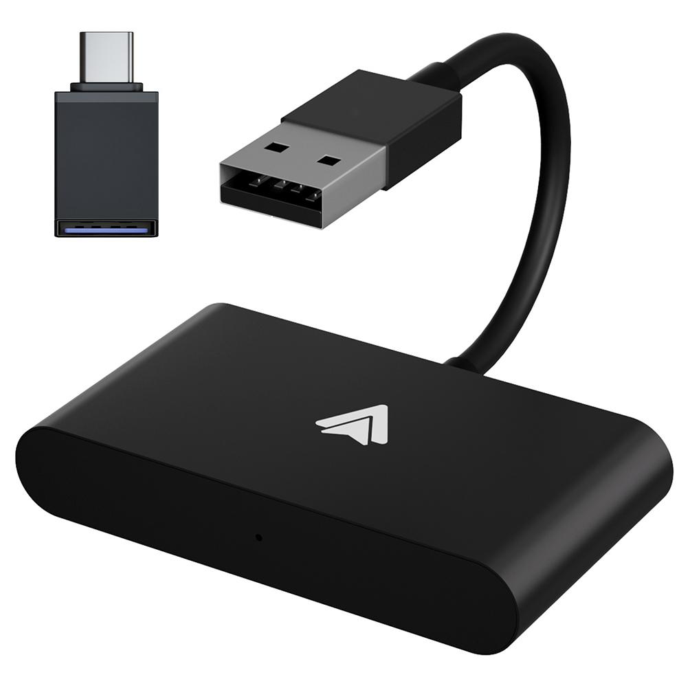New Android Auto Wireless Adapter Plug And Play Wired To Wireless Adapter For Android Auto 2.4G&5G WiFi Auto Pairing OTA Upgrade
