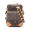 Used Amazon Shoulder Bag M45236 Monogram PVC Coated Canvas Leather Brown Used Women
