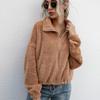 Autumn Double-sided Velvet Short Plush Jacket Tops Women Winter New Fashion Turn Down Collar Warm Women's Jackets Solid Elegant Casual Lady Coat 24901