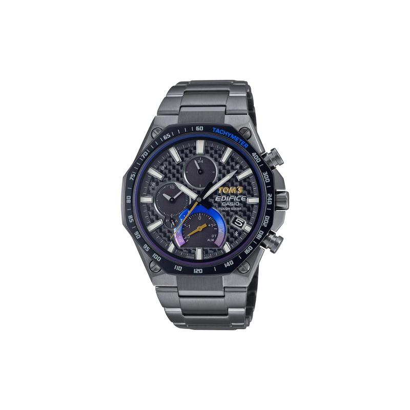 

Серія Casio EDIFICE повністю автоматичний календар сонячний кварцовий механізм сталевий ремінець японський та корейський годинник чоловічий годинник чорний EQB-1100TMS-1AJR чорний