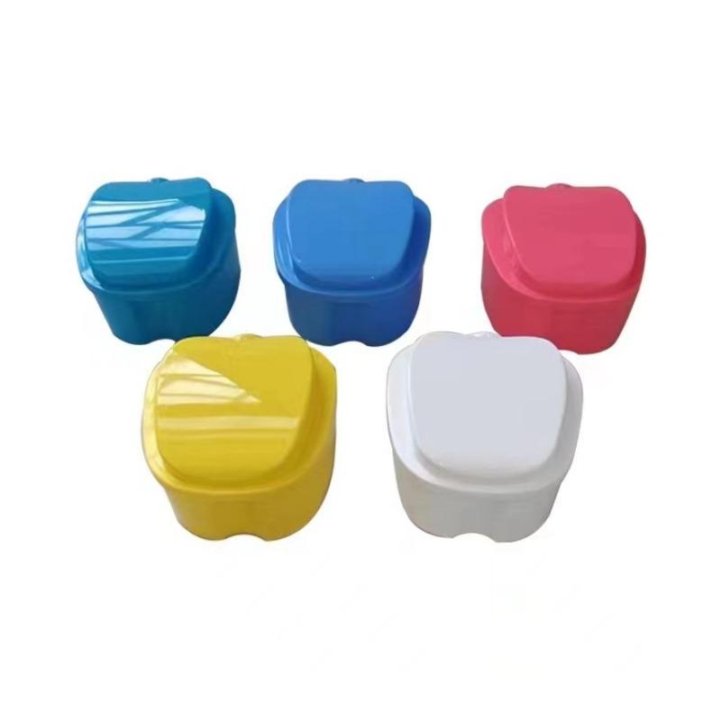 X1 Denture Cleaning Storage Box Filter Portable Travel Dental Braces Care Orthodontic Appliance Swim Camp Outdoor Portable Tool