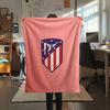 Atlético de Madrid Flannel Blanket, High quality Comfortable for All Seasons, Home Decor, Warmth and Comfort