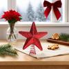 Christmas Colorful Sequin Foam Tree Top Star Christmas Tree Five-pointed Star Tree Top Layout Window Desktop Ornaments