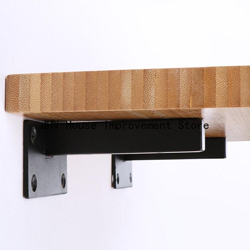 Wall Shelf Bracket Suspended Tripod Shelf Support Hidden Wall Fixed Partition Storage Rack Shelves Angle Bracket Thicken
