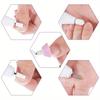 3/4/5Pcs Nail Drill Bits Set With Assorted Grinding Heads Clear Case For Diy Manicure Pedicure Polishing