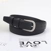 Slim Belt Womens Black Minimalist Accessory Vintage Versatile Fashion 105cm