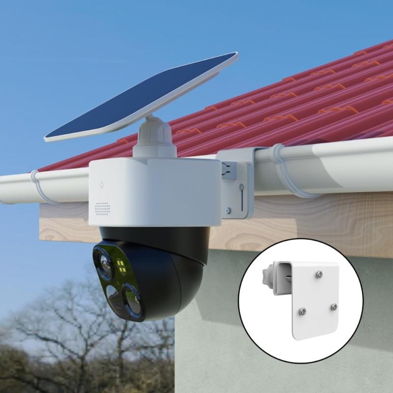 Aluminum Camera Mounting Bracket For Rain Gutters Weatherproof Design For Multiple Gutter Types