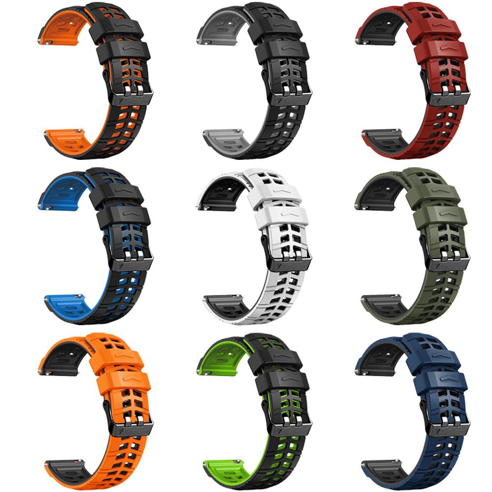 New 22mm Silicone Strap For Zeblaze Stratos 3 2 Lite Beyond GTR 2 Btalk Swim Sport Wathband For Zeblaze Vibe 7 Pro Band Bracelet