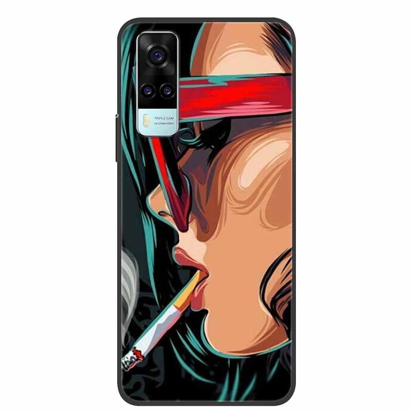 For Vivo Y31 Case Y53S Y11S Y12S V2026 Marble Soft TPU Silicone Protect Phone Cover For Vivo Y31 2021 Back Case Funda Y 31 Coque