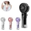USB Rechargeable Mini Handheld Fan Water Mist Mini Fold Fan Spray Fan with Humidifier  Travel Use