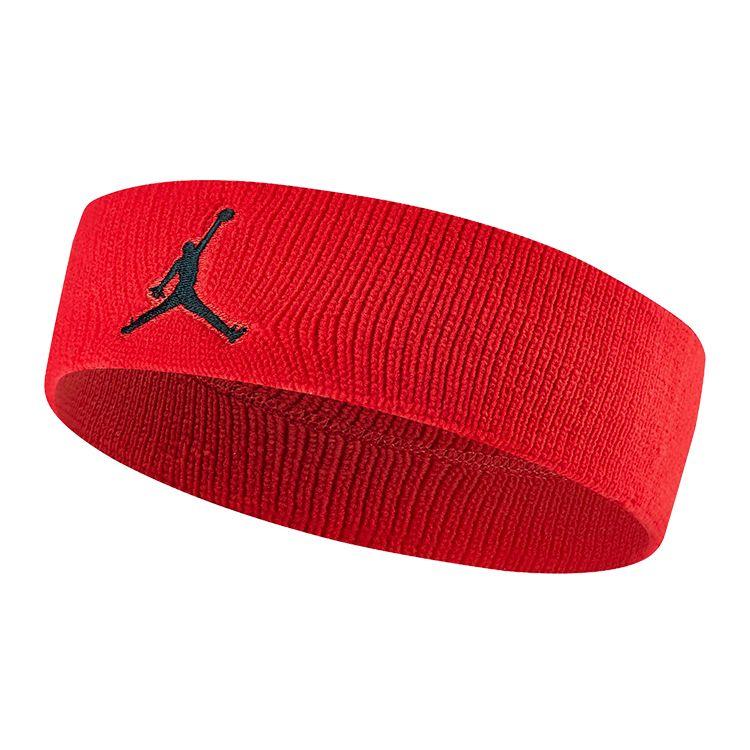 Jordan Dri-Fit Jumpman Headband Gym Red/Black Men Streetwear AC4093-605 One Size