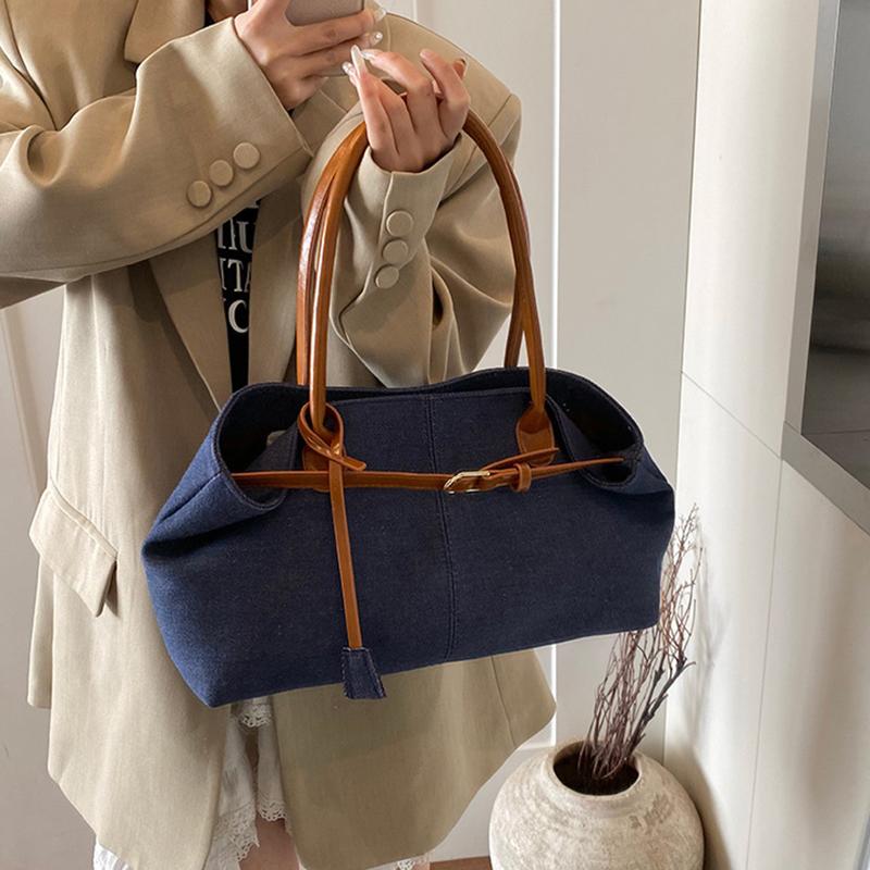 High Quality Fashionable Versatile Commuting Handbag Simple Casual Large Capacity Armpit Shoulder Bag for Women CLE