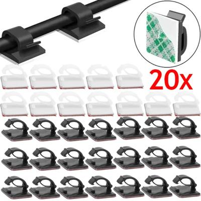 Car Cable Organizer Clips Cord Holder Desktop Workstation Wire Manager USB Charging Data Line Bobbin Winder Cable Management