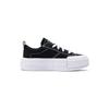 Converse Canvas Thick Sole Comfortable Versatile Fashion Low Top Kids Casual Shoes Men Casual Shoes Black A11448C