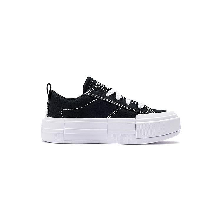 Converse Canvas Thick Sole Comfortable Versatile Fashion Low Top Kids Casual Shoes Men Casual Shoes Black A11448C