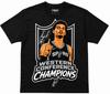 Victor Wembanyama Spurs West Conference Champions Schwarzes T-Shirt