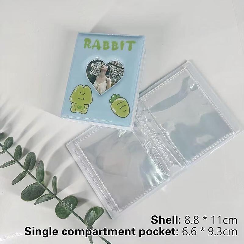 40 Positions Kpop Binder Photocards 3 Inch Love Heart Hollow Collector Book Idol Photocards Holder Book Binding Machine