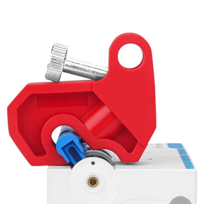 Manual Install Circuit Breaker Lock High Strength Circuit Breaker Lockout For Industrial Energy Isolation Safety