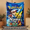 Custom Name Personalized One Piece Print Blanket, Home Decor, Bedroom, Sofa, Camping, Couch, Gifts for Birthday Christmas