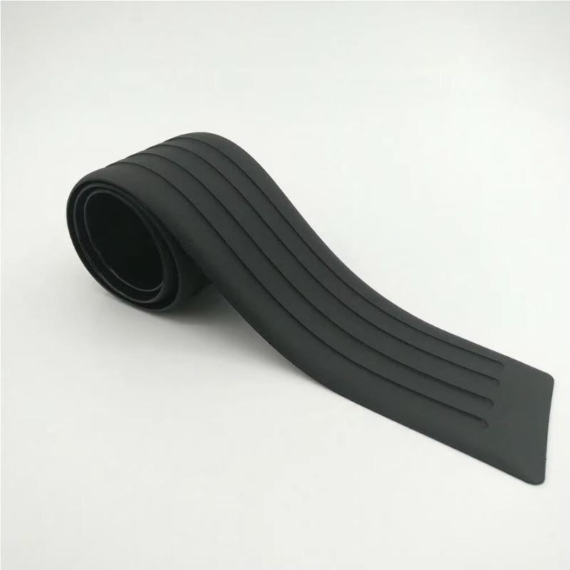 1pc Car Rear Bumper Cover Sticker Strip Protector Trunk Sill Scuff Plate Guard Automobiles Exterior Parts Styling Mouldings