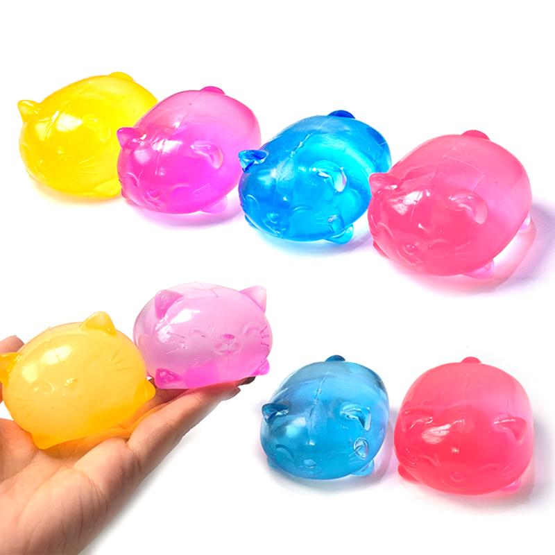 1 Stück Mini Süße Katze Maltose Dekompression Spielzeug Antihaft Geruchlos Ungiftig Lustiges Spielzeug Druckwerkzeug Für Erwachsene Und Schüler