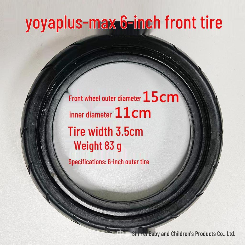 Max Original Stroller Wheels for Yoya Plus Pro & Dear