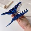Multifuntional Whale Shape Hair Clip Whale Hair Grip Stylish Headpiece Acrylic Texture for Home Office and School Use