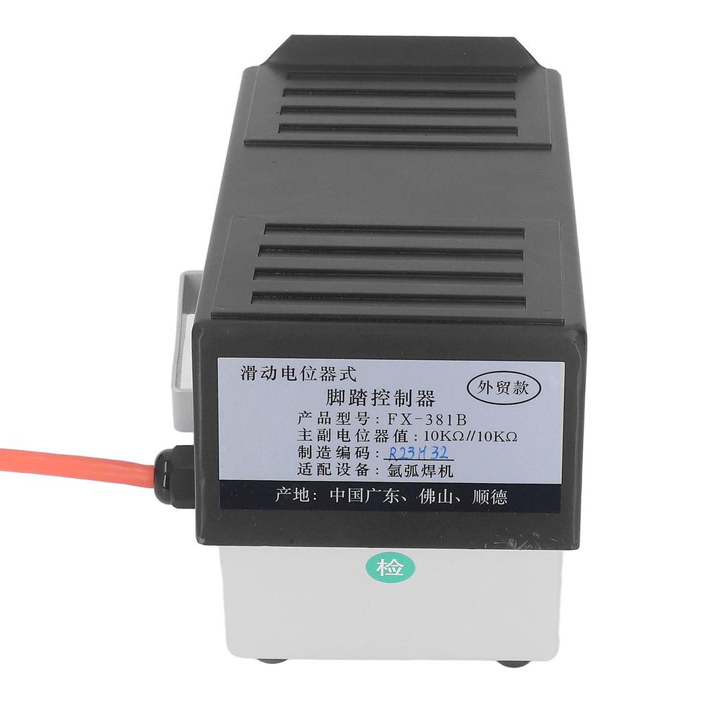 TIG sveisefotpedal glidepotensiometer Type Amp Control 14 Pins 8 Meter Ledning DC5~15V