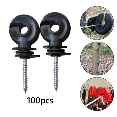 100 Pieces Electric Fence Insulator Sleeves for Garden And Farm Use