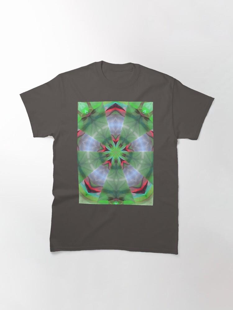 Pentangle Pastel Shades Multicolored Kaleidoscope Pentangle Pattern 5 Classic T-Shirt