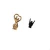 Romantic Couple Figurine Sculpture with Hand Gesture Creative Statue for Anniversary Gift And Home