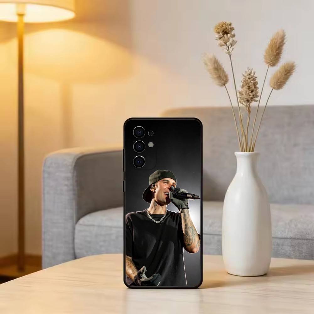 S-Singer Beliebers Phone Case Black Silicone Soft For Samsung S25,S24,S21,S22,S23,S30,Ultra,S20,Plus,Fe,Lite
