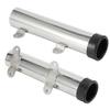 2 Stück Edelstahl Angelrutenhalter Seitenmontage Klemme Hardware für Marine Yacht Boot