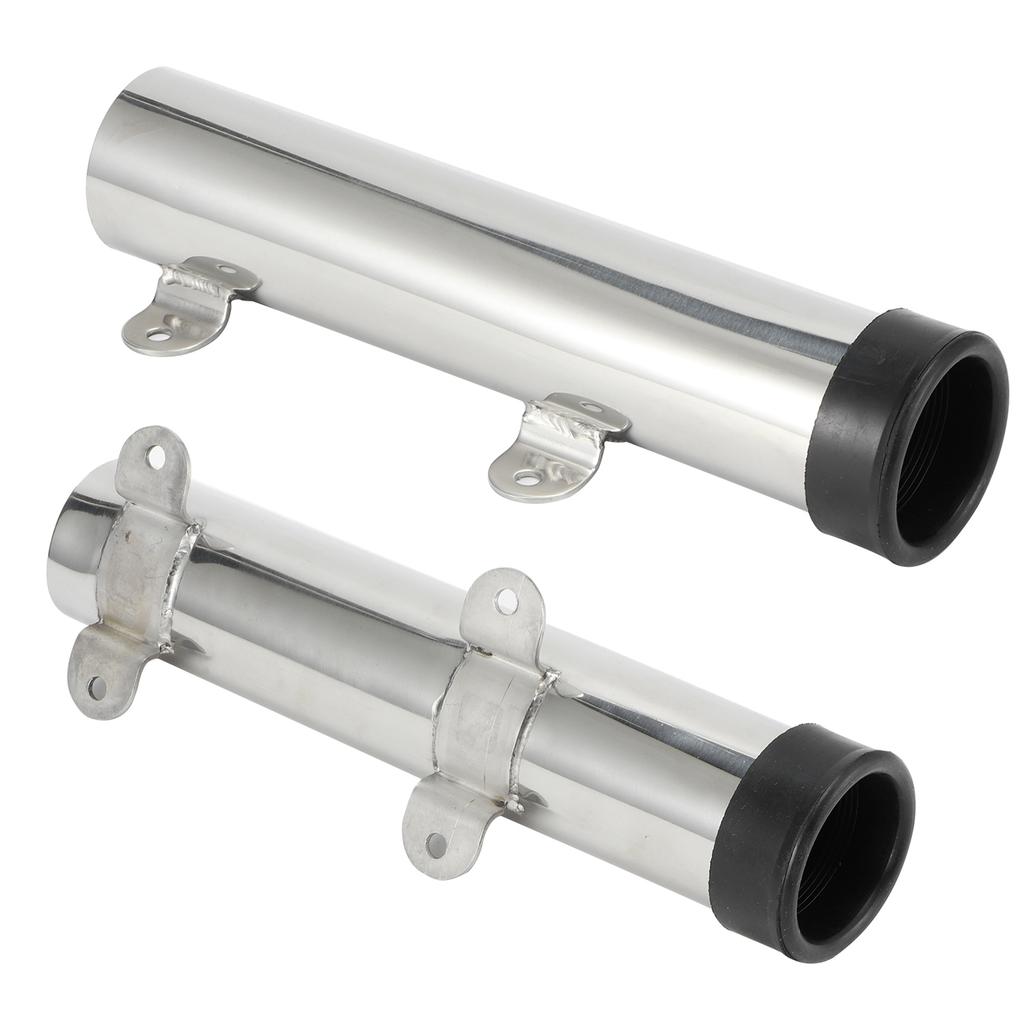 2pcs Stainless Steel Fishing Rod Holder Side Mount Clamp Hardware for Marine Yacht Boat