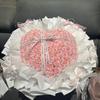 Heart-Shaped 99 Pink Preserved Roses - Qixi Valentine’s Day Gift for Girlfriend or Best Friend, Luxurious Birthday Surprise