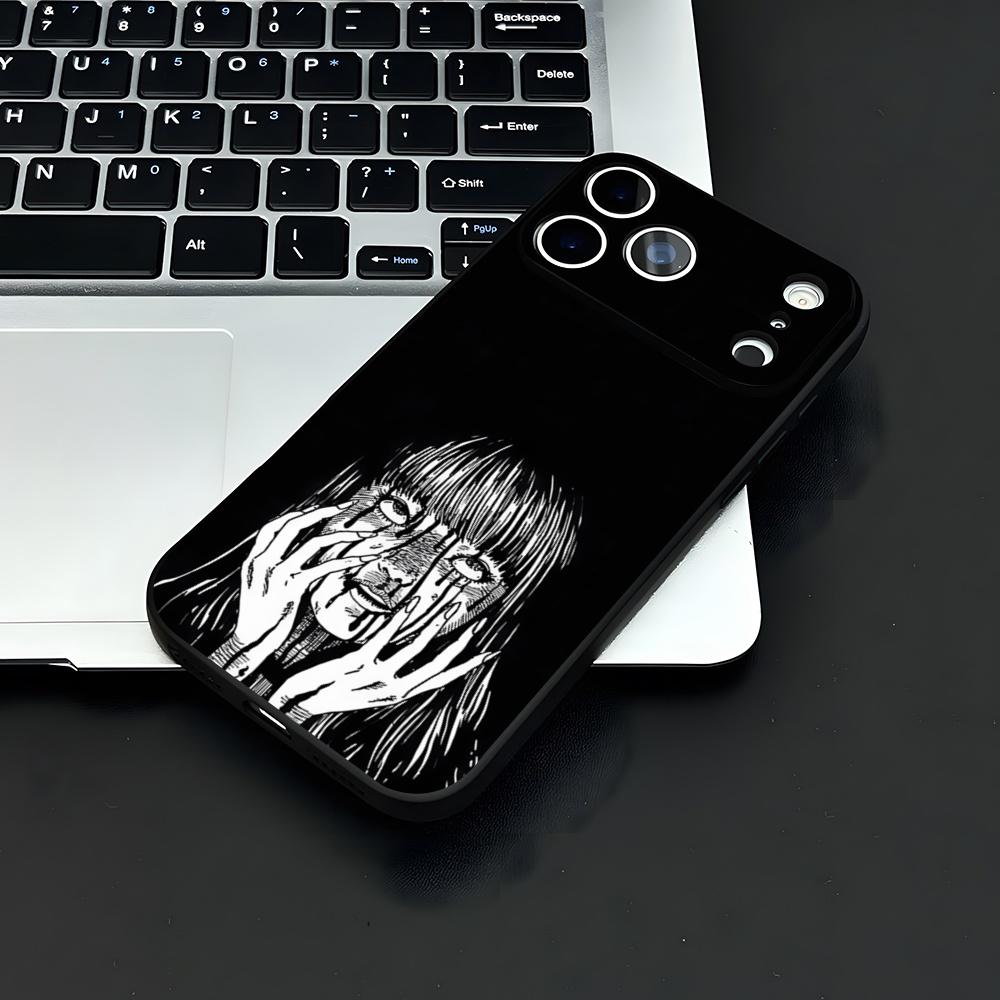 

I-Ito J-Junji T-Tomie Phone Case For IPhone 17 Air 16 E Pro Max 15 14 13 Mini 12 Pro 11 Max Plus Black Soft Shell iPhone17