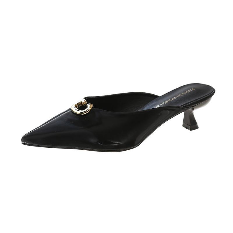 Women's Slippers and Ladies Sandals with Heel Slides Sexy Mules Shoes Clappers H Sandal Wholesale Unique Top Designs Summer Sale