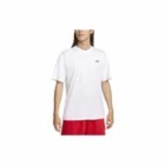 Nike Solid Color Crew Neck Pullover Short-Sleeve T-Shirt for Men In White FQ3763-100