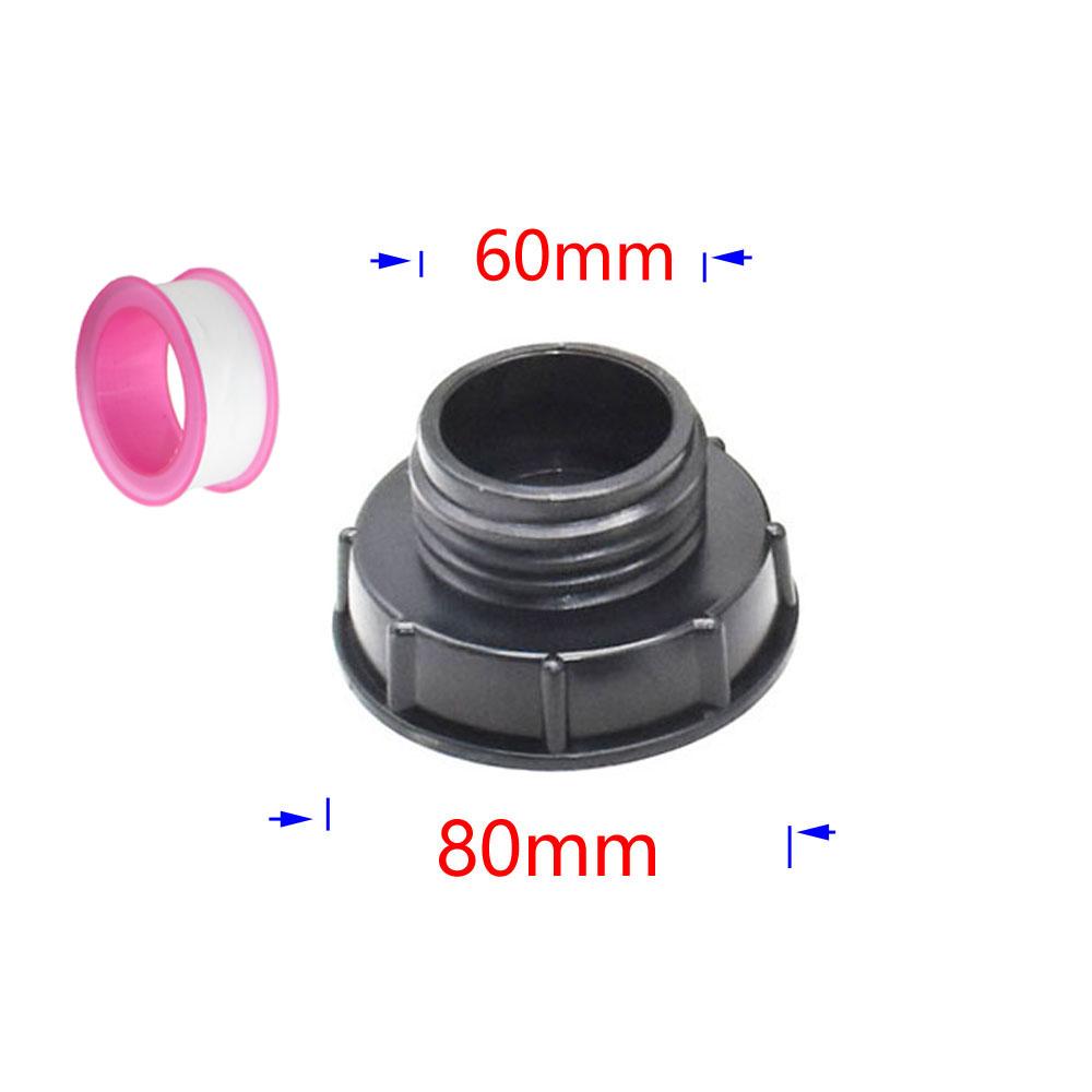 Farm IBC Tank Adapter 1/2" 3/4" 1" Thread Irrigation Valve Replacement Valve Garden Water Connectors Drain Couple