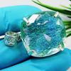 104.20 Ct Monarch Fire Opal Doublet 925 Silver Pendant Natural Gemstone