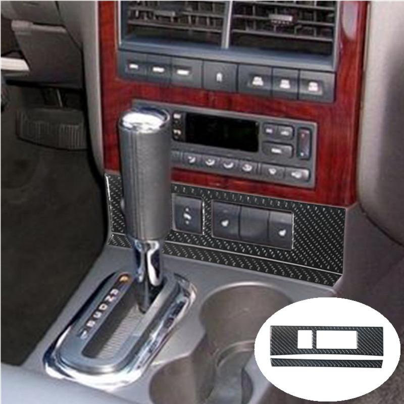 Car Interior Decoration Carbon Fiber Sticker For Ford Explorer Sporttrac Mercury Mountaineer 2008 2009