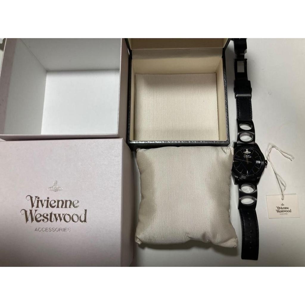 Used Vivienne Westwood Men's Watch Argyle Black VW23C1-B34