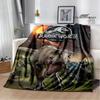 3D Jurassic Park Printing Blankets Warm Bed Blanket Soft Comfortable Blanket Home Travel Blanket Bed Linings Birthday Gift
