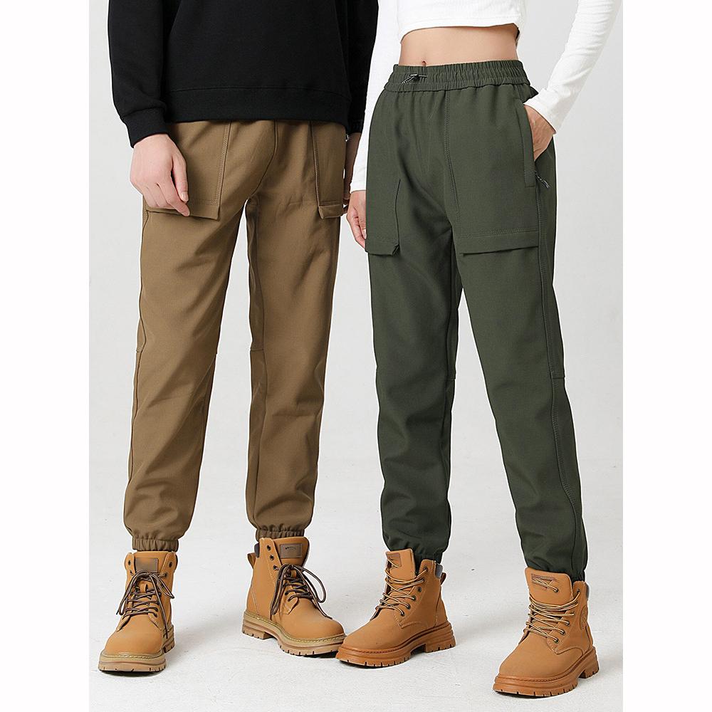 Zimní silné fleecové kalhoty Pánské Dámské Vodotěsné Větruodolné Teplé Jogger kalhoty Unisex Turistika Kempování Horolezectví Lyžování Kalhoty