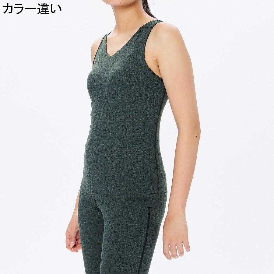 Tank Sweat Quick Odor UV All Day Active Bra M [Danskin] Top, Absorbent, Drying, Antibacterial, Resistant, Care, Tank, DC124103, Women's, Black,